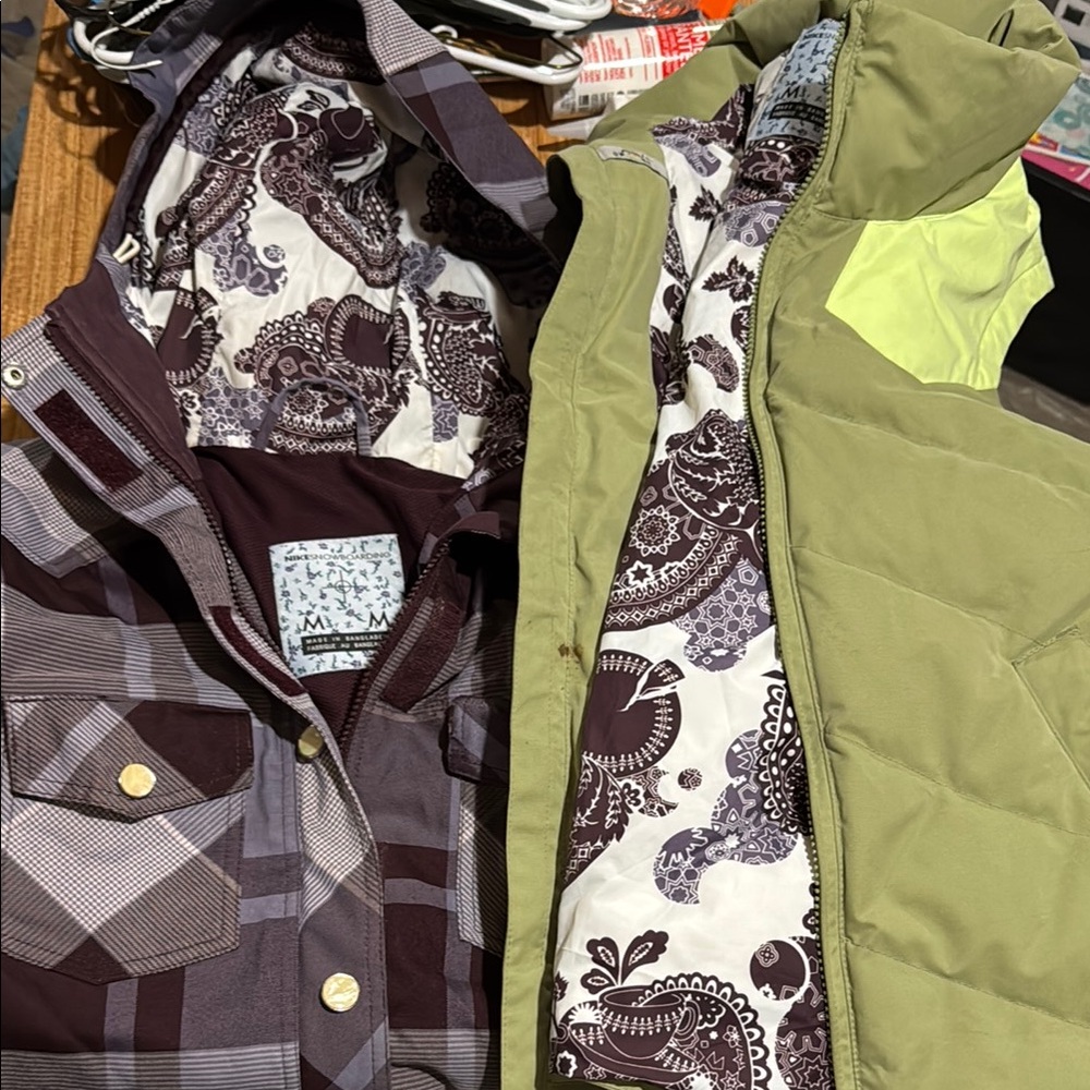 Nike snowboard Jacket Vest Combo